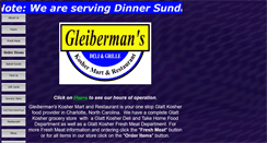 Desktop Screenshot of gleibermans.com